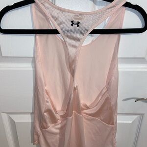 Under Armour Light Pink Athletic Tank. Never worn